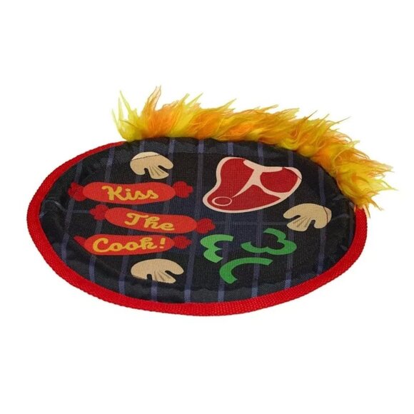 BARK Pet Summer Big Shake Lake Bark-B-Q Dog Plush Crinkle Toy Stuffing Free - Picture 4 of 5